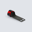 Callera cerrada RX con magnesio con 2 agujeros color negro y rojo vista desde dentro